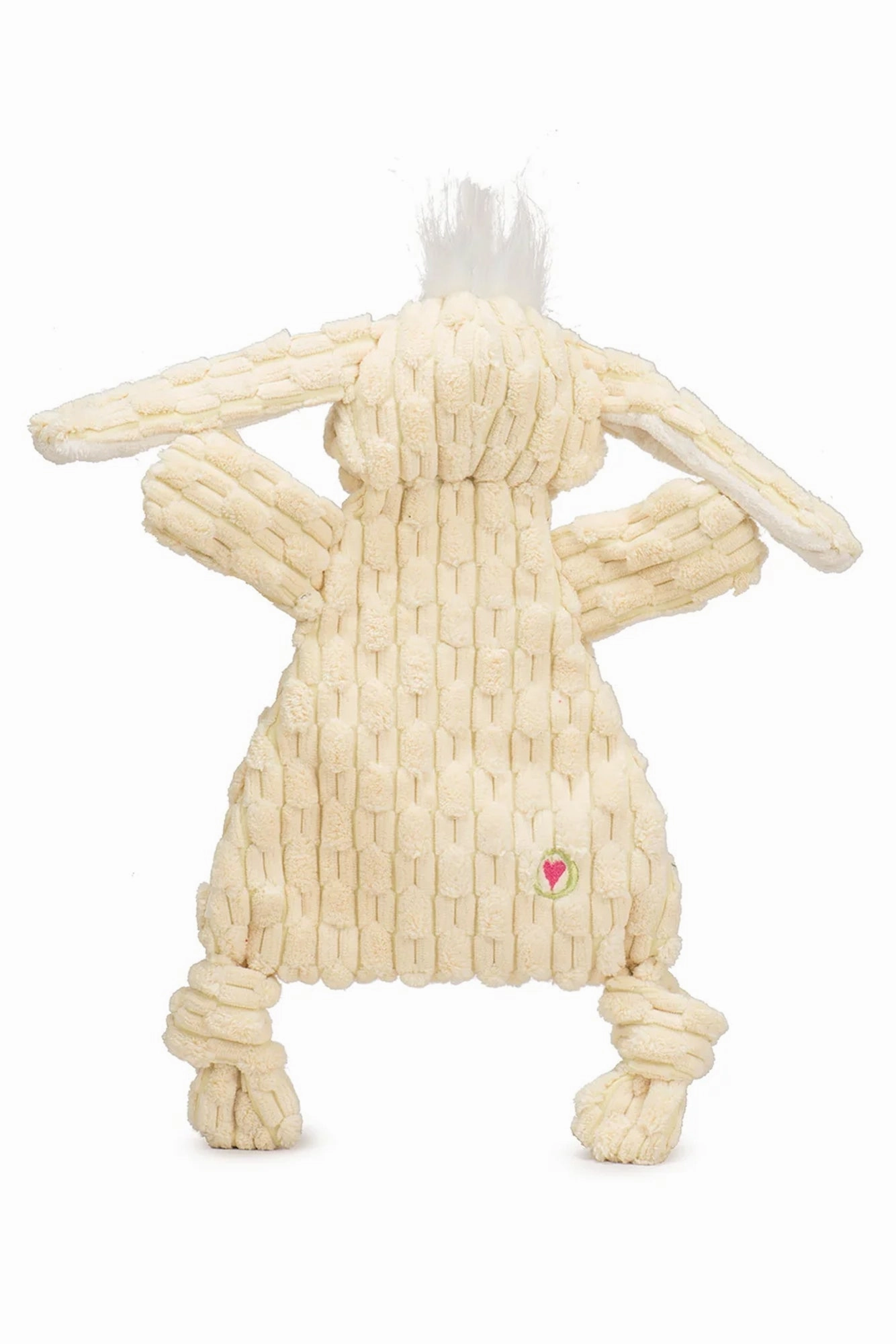HuggleFlatties Bobbi Bunny Plush Dog Toy