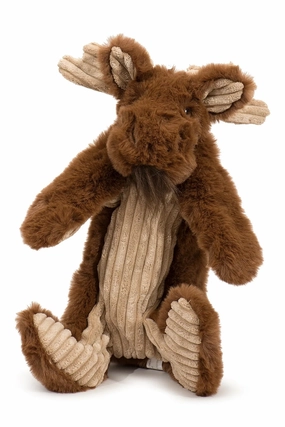 HuggleHounds X-Brace Maple Moose Rope Dog Toy