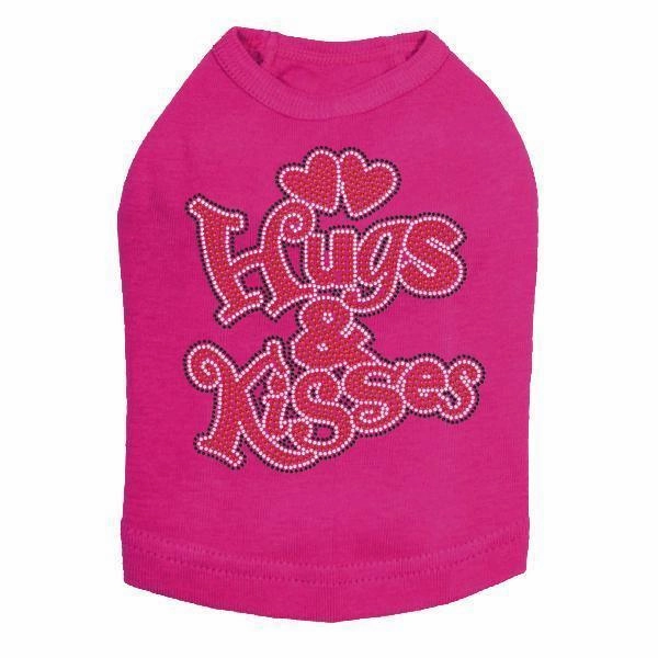 Hugs And Kisses Rhinestone Dog Tank