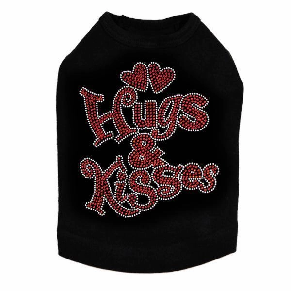 Hugs And Kisses Rhinestone Dog Tank