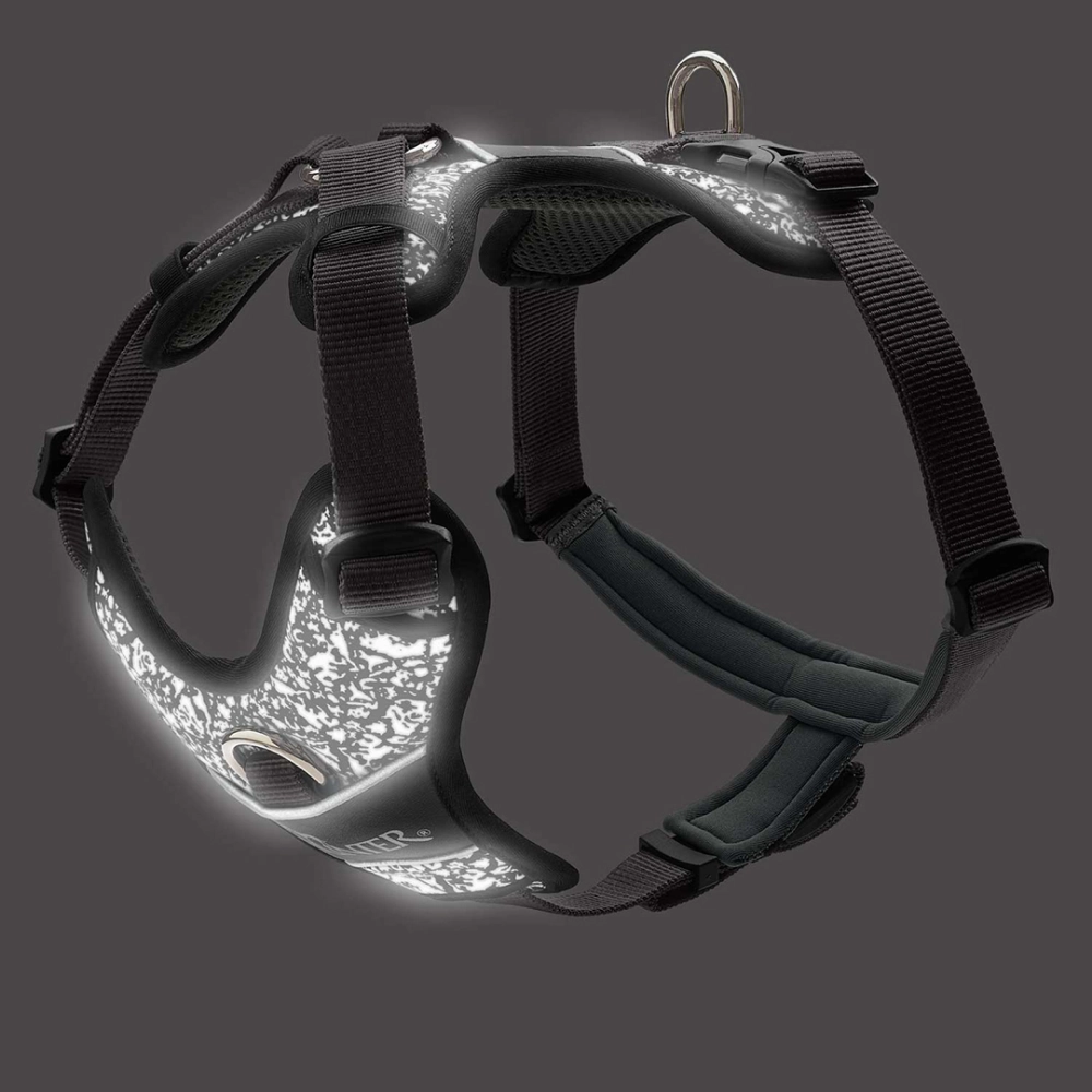 Hunter Divo Reflect Harness for Dogs (Black)