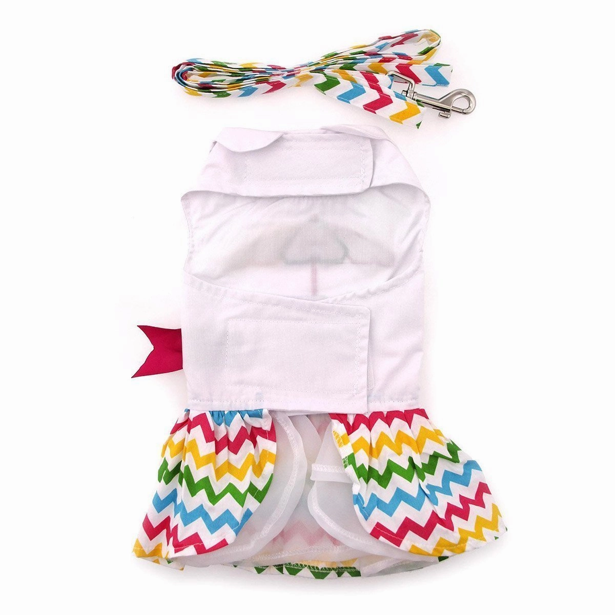 Ice Cream Cart Dog Dress/Matching Leash