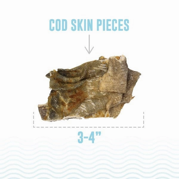 Icelandic  Cod Skin Pieces Dog Treats (SPECIAL ORDER ITEM)
