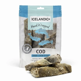 Icelandic  Hand Wrapped Cod Skin Sticks for Dogs (SPECIAL ORDER ITEM)
