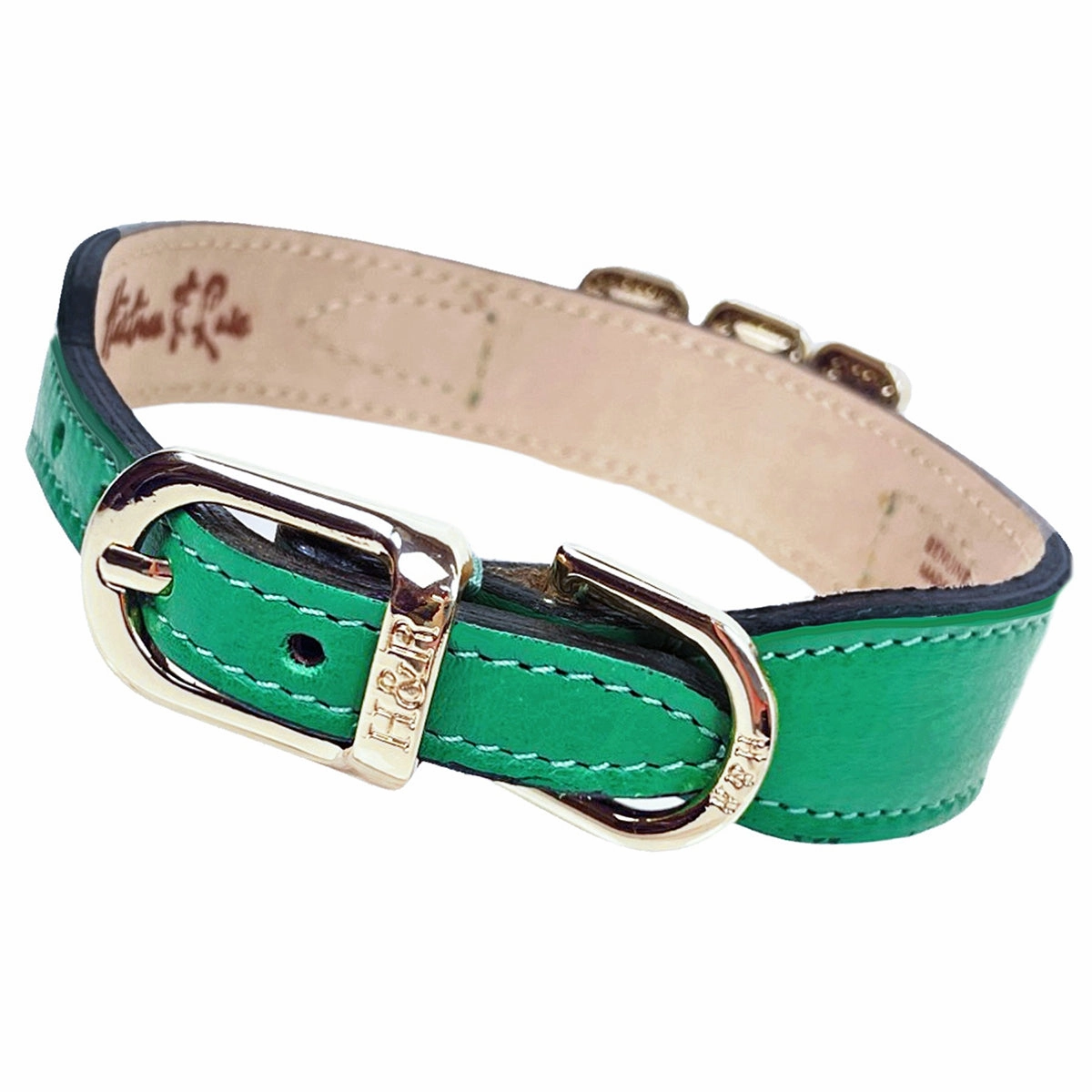 Imperial Collection Dog Collar Emerald/Gold