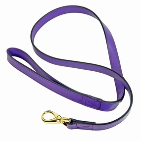 Imperial Collection Dog Leash Lavender/Gold