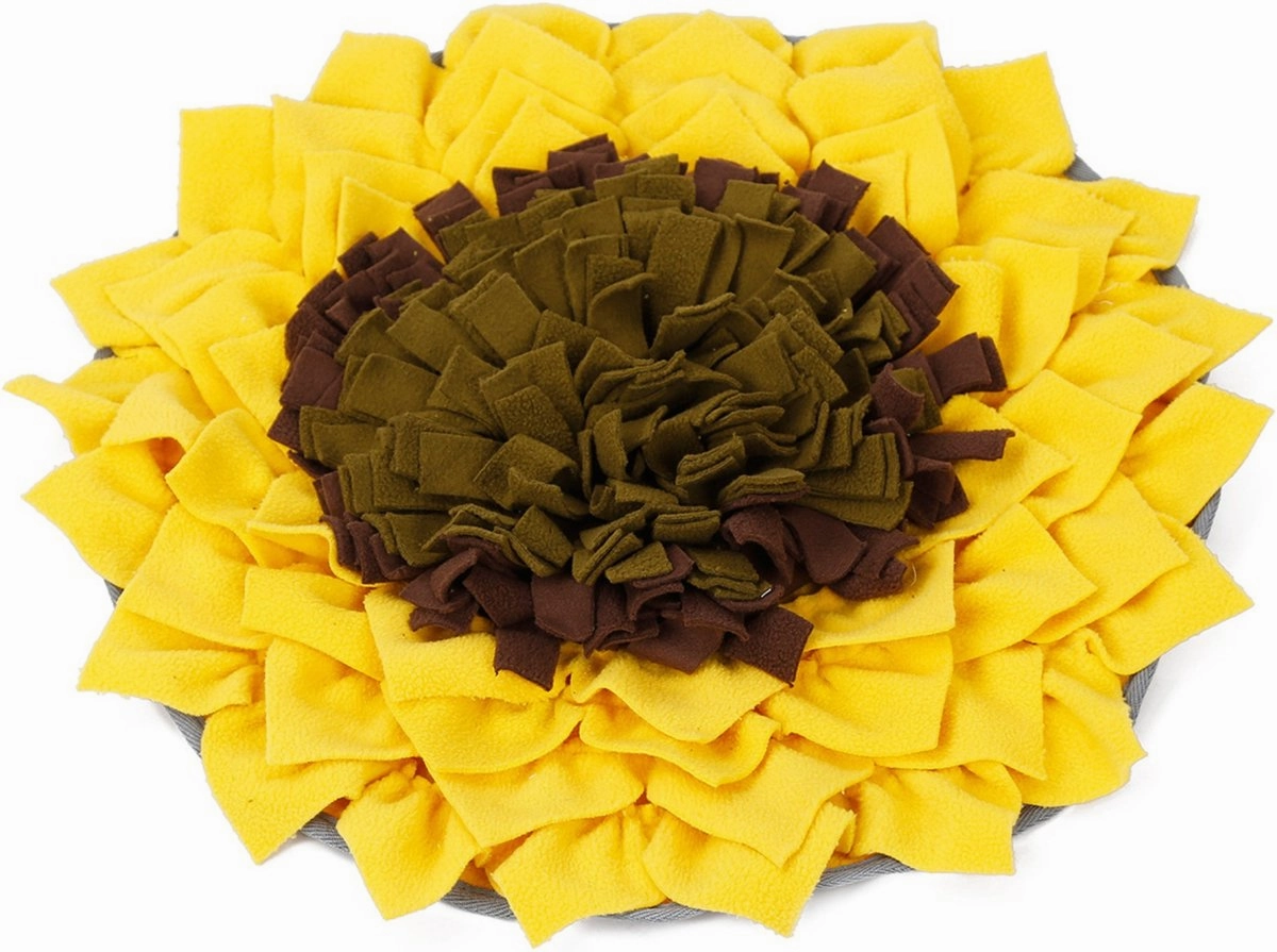 Injoya Sunflower Snuffle Mat for Dogs & Cats