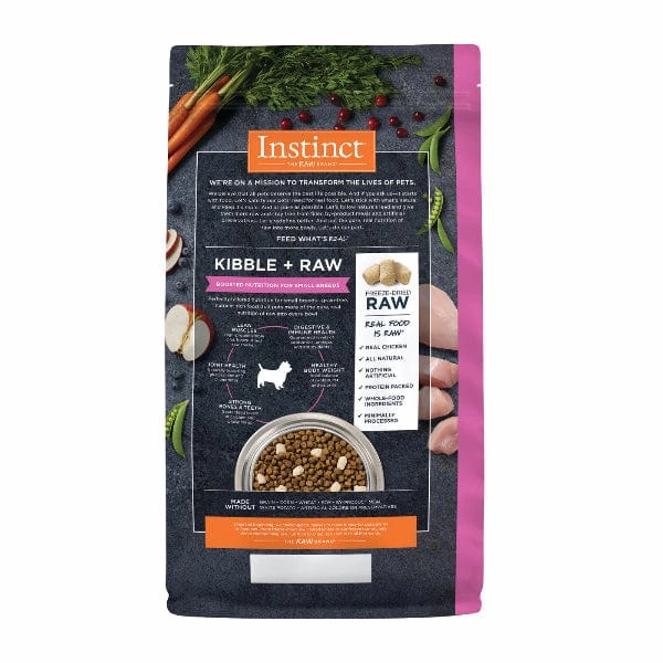 Instinct Raw Boost Real Chicken Recipe Small Breed Dry Dog Food, 3.5lb
