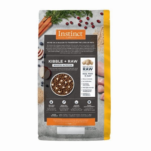 Instinct Raw Boost Whole Grain Real Chicken & Brown Rice Recipe Dry Dog Food, 3.5lb