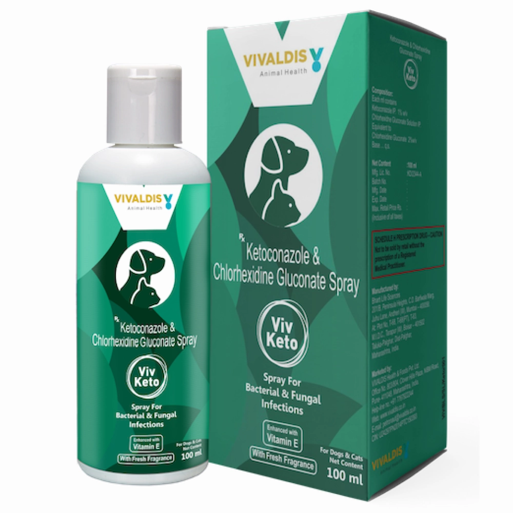 Intas Kiskin Lotion (100mL) And Vivaldis Viv Keto Spray (100ml) Combo