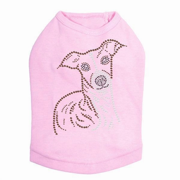 Italian Greyhound Rhinestone Dog Tank