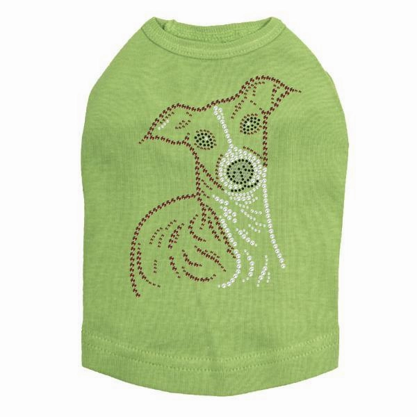 Italian Greyhound Rhinestone Dog Tank