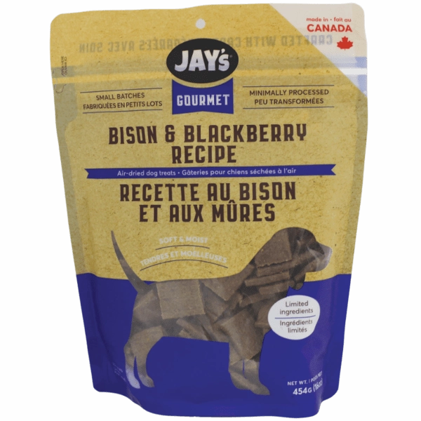 Jay's Gourmet Bison & Blackberry Recipe Dog Treats