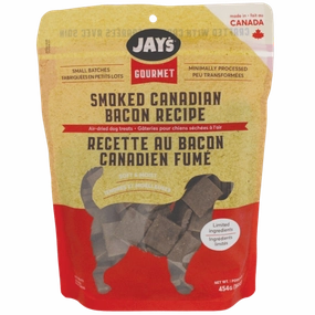 Jay's Gourmet Smoked Canadian Bacon Recipe Dog Treats