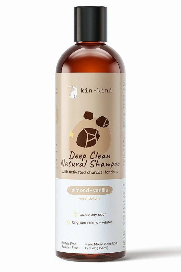 Kin   Kind Almond and Vanilla Deep Clean Dog Shampoo