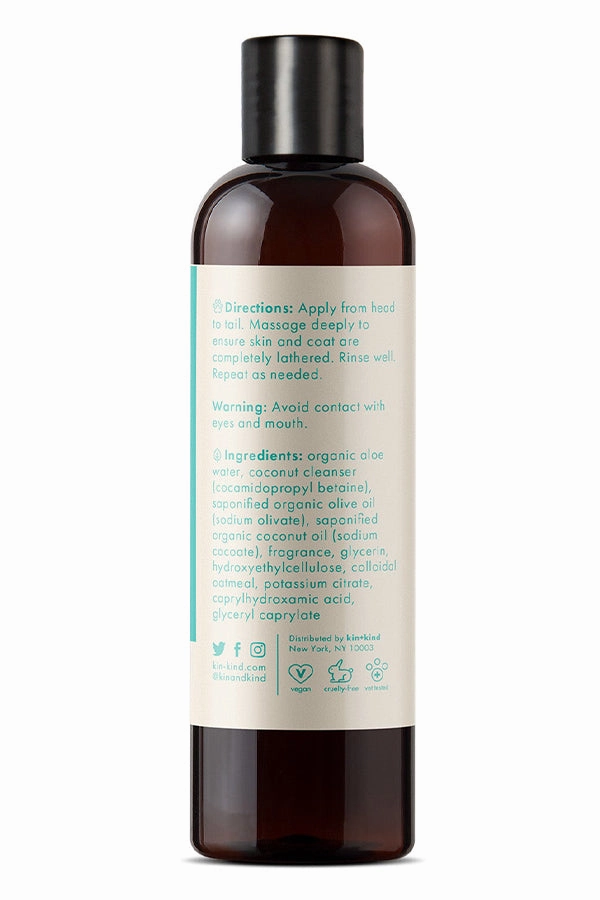 Kin   Kind Organics Jasmine Lily Moisturizing Dog Shampoo