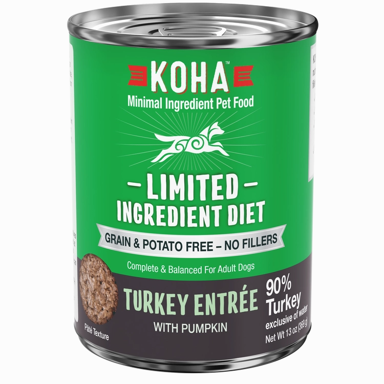 KOHA Grain & Potato Free Limited Ingredient Diet Turkey Entree with Pumpkin Canned Dog Food