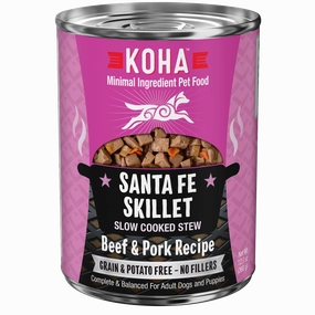 KOHA Grain & Potato Free Santa Fe Skillet Slow Cooked Stew with Beef & Pork Canned Dog Food KOHA Grain & Potato Free Santa Fe Skillet Slow Cooked Stew with Beef & Pork Canned Dog Food