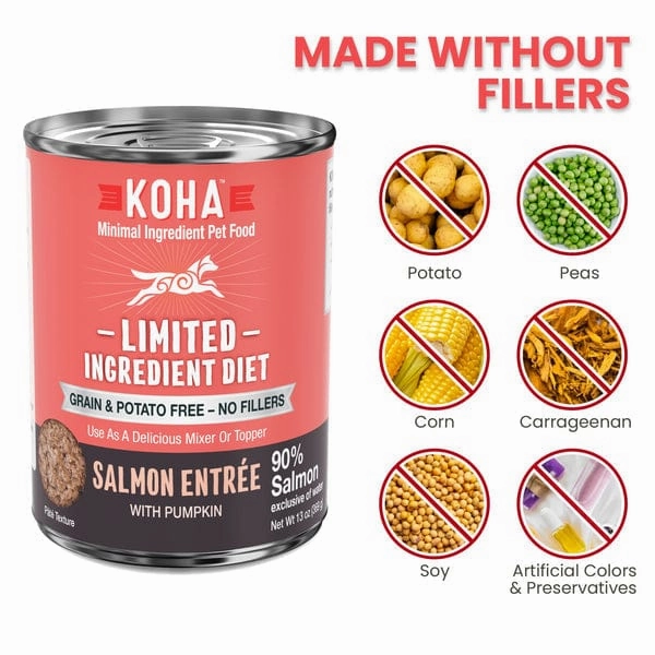 KOHA LID Salmon Entre Canned Dog Food