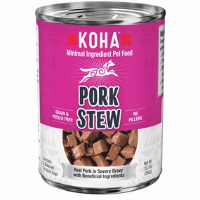 KOHA Pork Stew Canned Dog Food