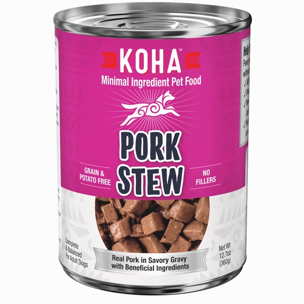 KOHA Pork Stew Canned Dog Food