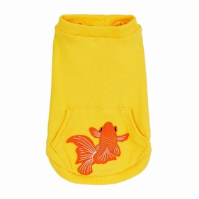 Koi Fish Dog T-Shirt Yellow