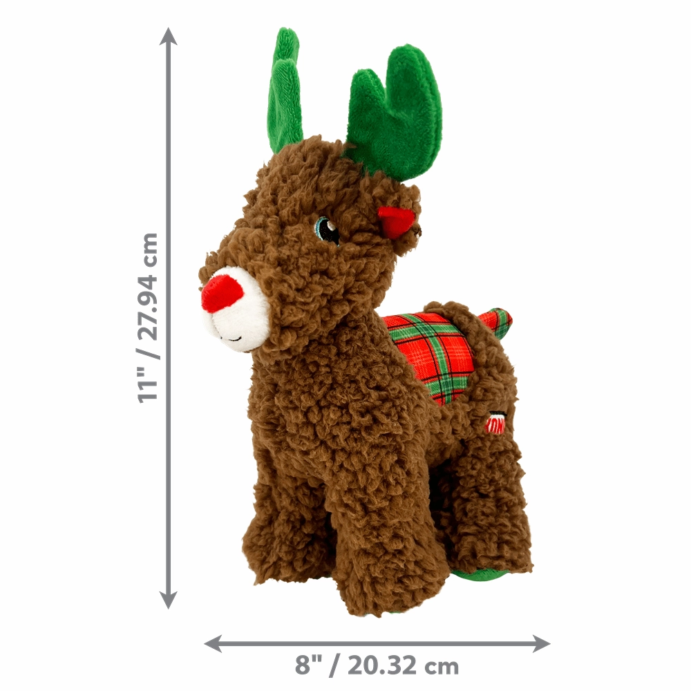 KONG Holiday Sherps Reindeer Dog Toy