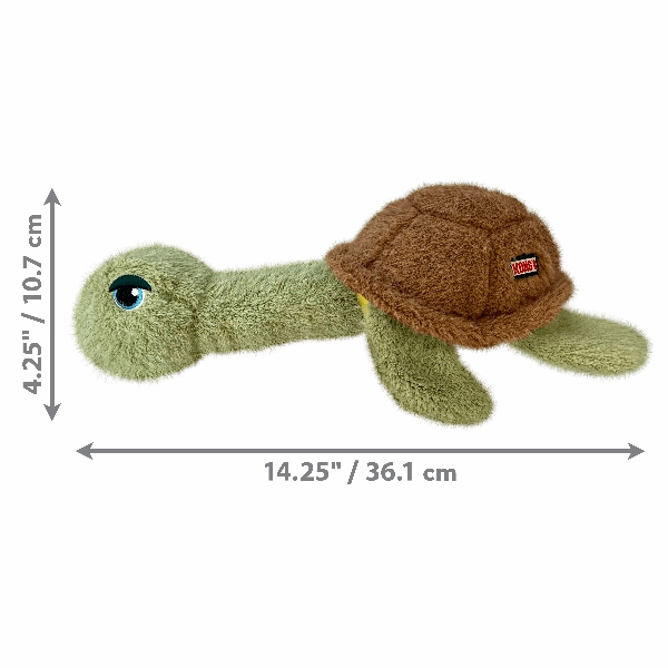 KONG Scruffs Turtle Dog Toy