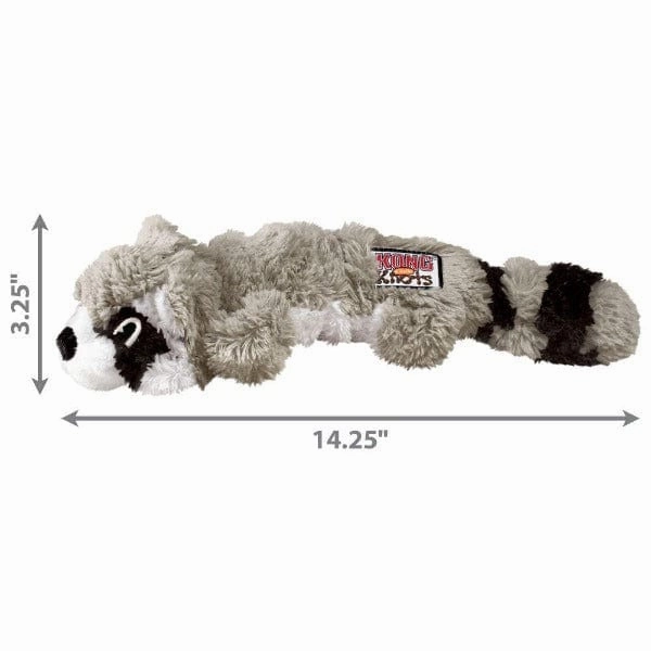 KONG Scrunch Knots Racoon Dog Toy