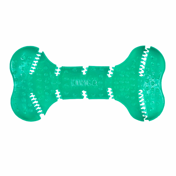 KONG Squeezz Dental Bone Dog Toy