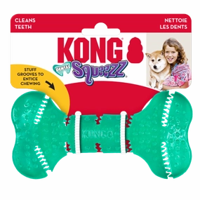 KONG Squeezz Dental Bone Dog Toy