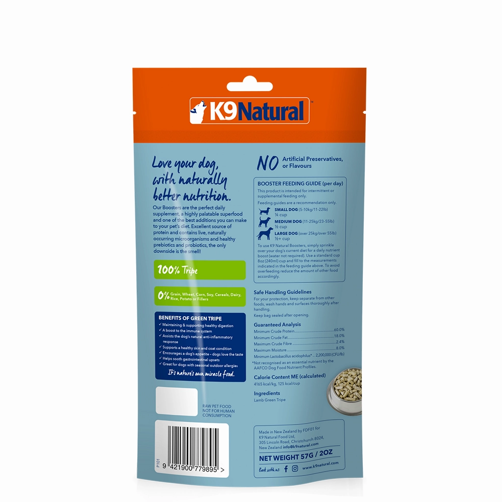 Lamb Green Tripe Booster