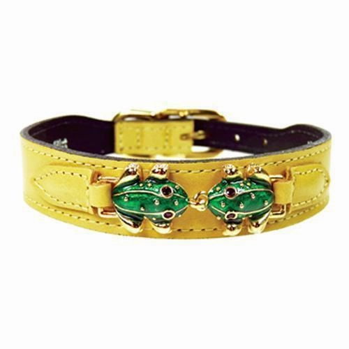 Leap Frog Collection Dog Collar Canary Yellow
