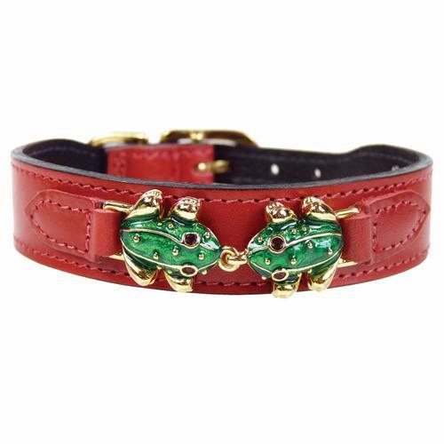 Leap Frog Collection Dog Collar Ferrari Red