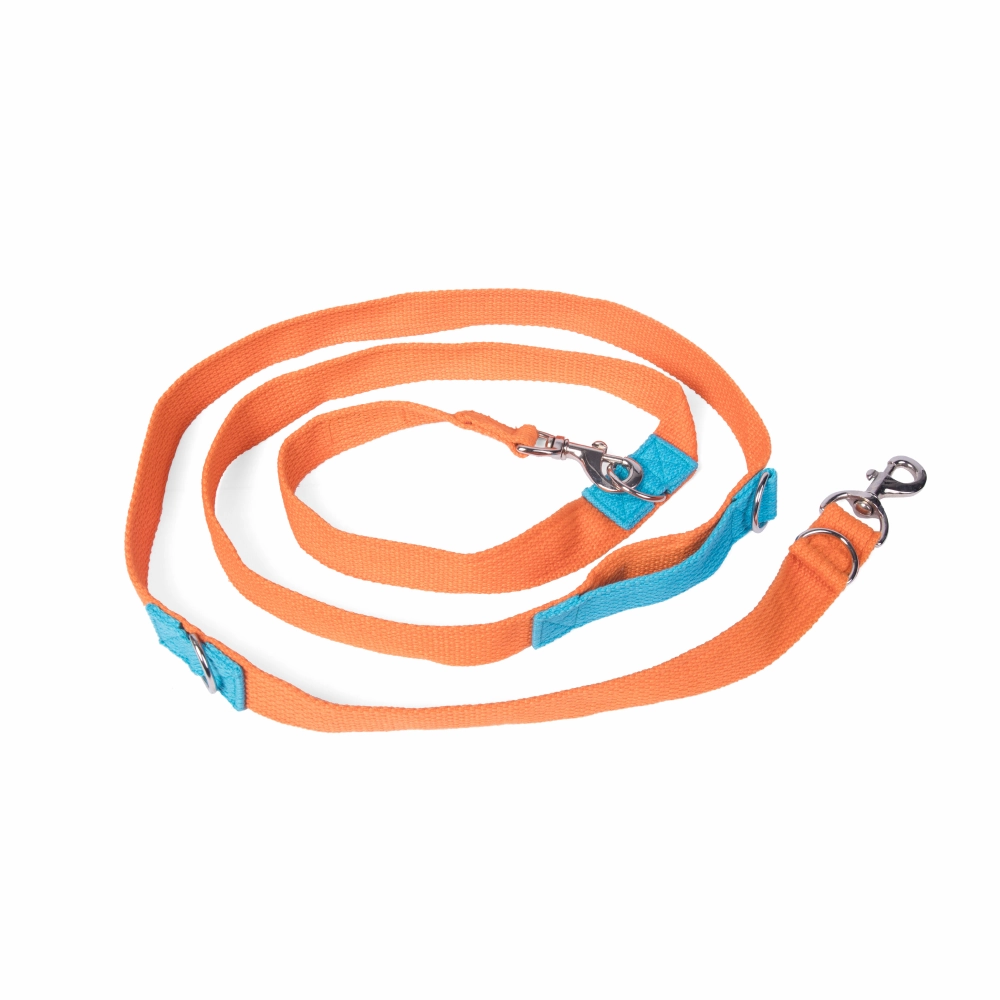 Let's Wag Multi Purpose Leash for Dogs (Orange)