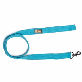 Let's Wag Single Handle Fabric Leash for Dogs (Cobalt Blue)
