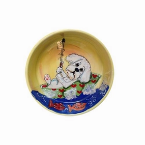 Lhasa Apso 2 Dog Bowl