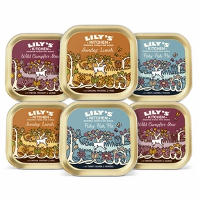 Lily's Kitchen - Wet Food For Dogs - Grain Free Recipes Multipack 150g x 6