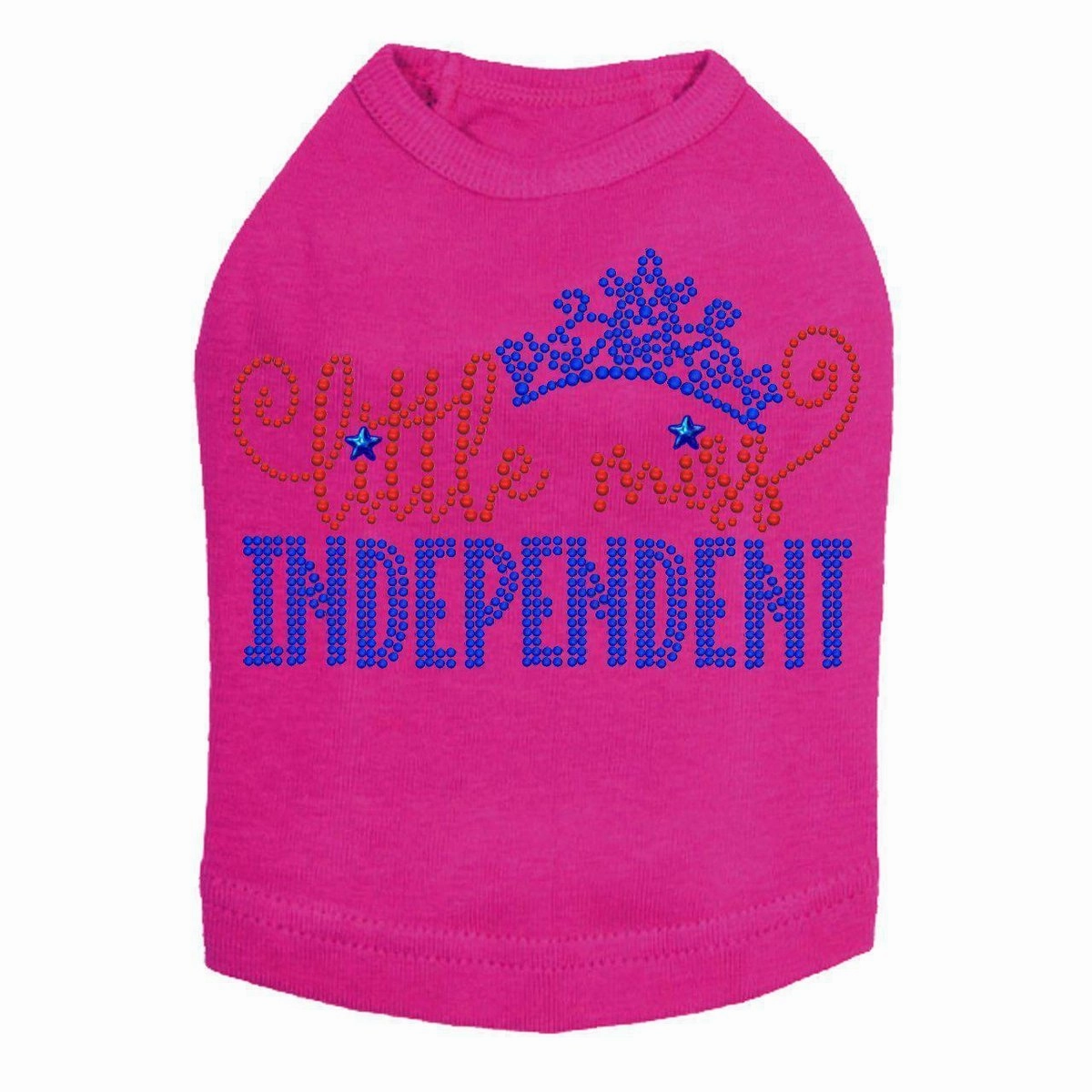 Little Miss Independent Rhinestone Dog Tank