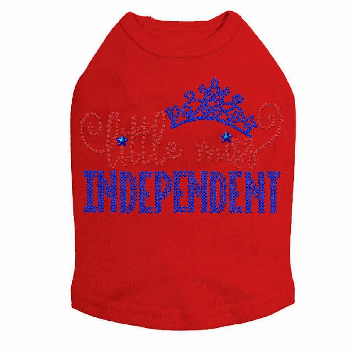 Little Miss Independent Rhinestone Dog Tank