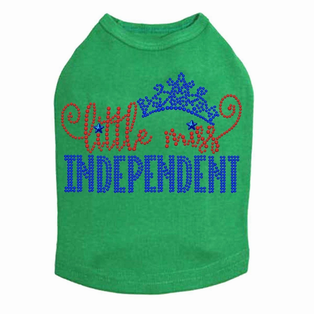 Little Miss Independent Rhinestone Dog Tank