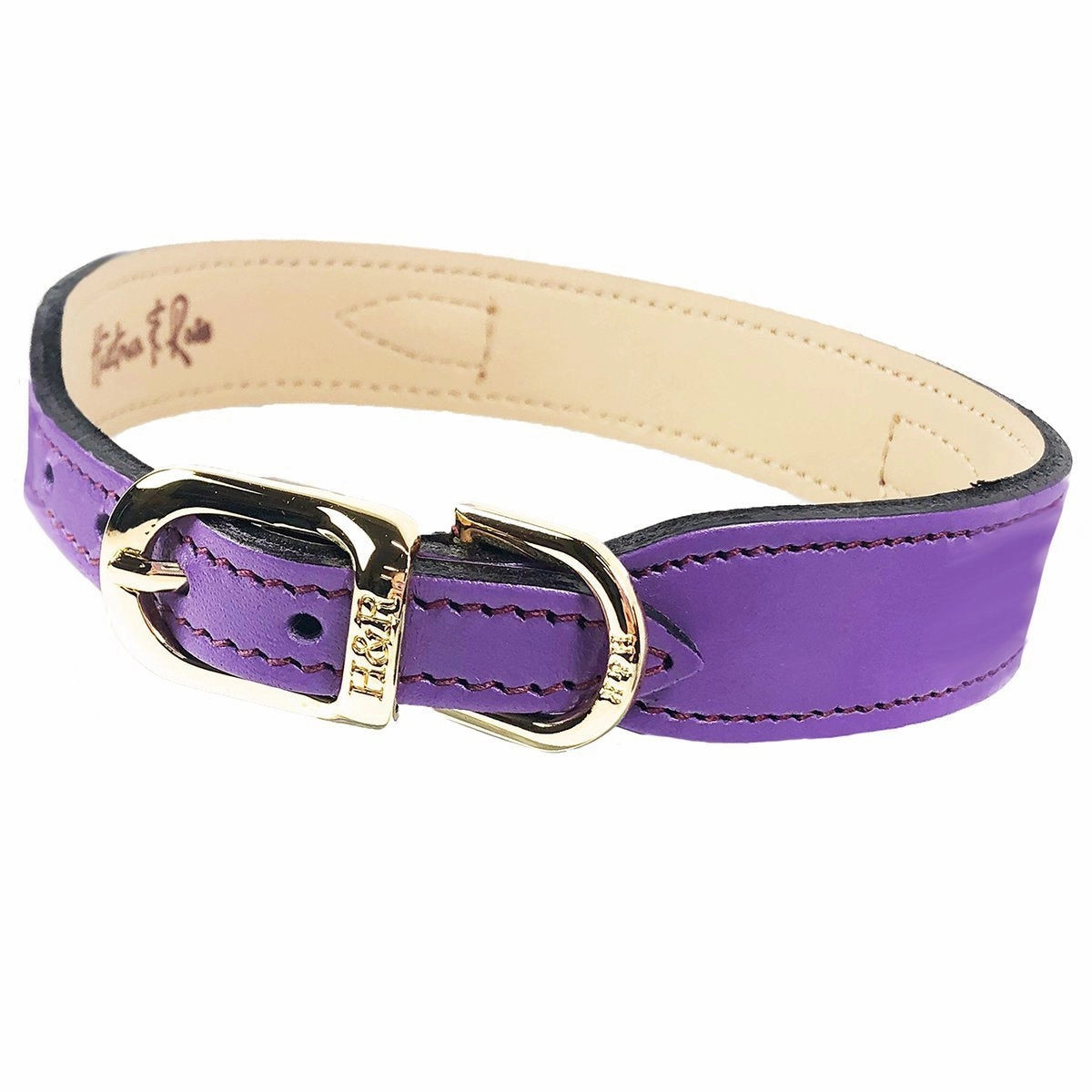 Mayfair Collection Dog Collar Grape/Wine