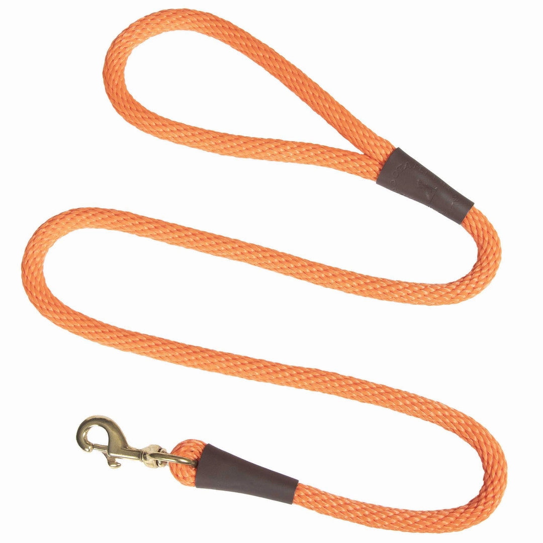 Mendota Snap Leash Large Dog Lead in Orange