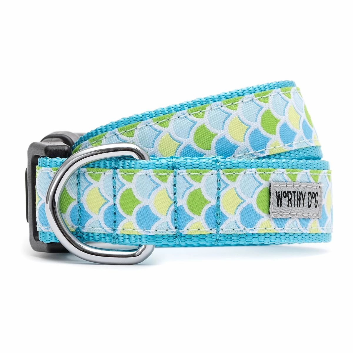 Mermaid Dog Collar Blue