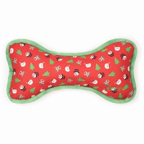 Merry Christmas Bone Dog Toy