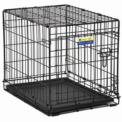 MidWest Contour Single Door Folding Dog Crate