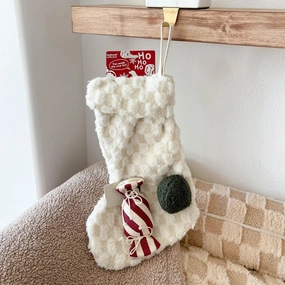Mini Xmas Stocking Dog Toy