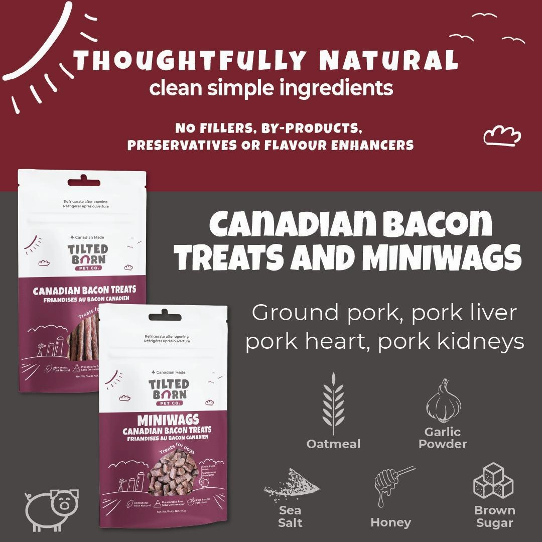Miniwags Canadian Bacon Dog Treats