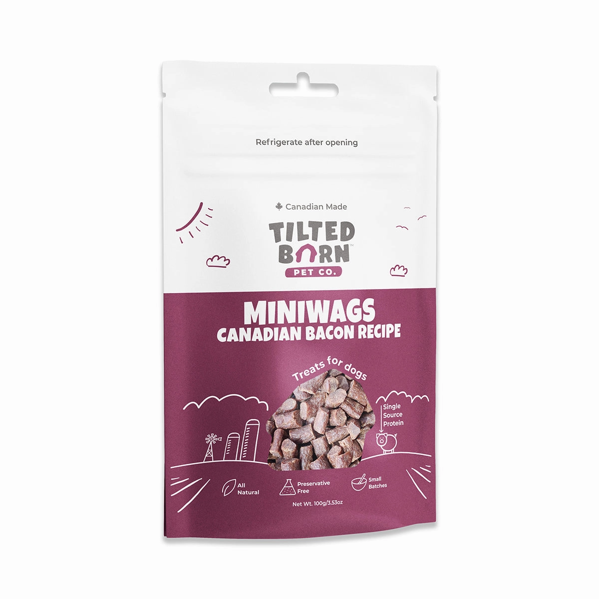 Miniwags Canadian Bacon Dog Treats