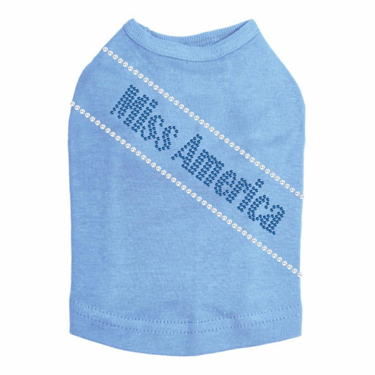 Miss America Rhinestone Dog Tank